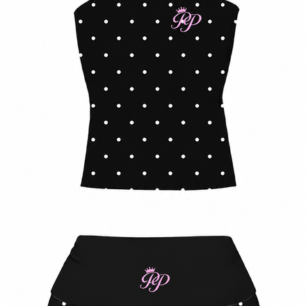 Black Polka Princess Set