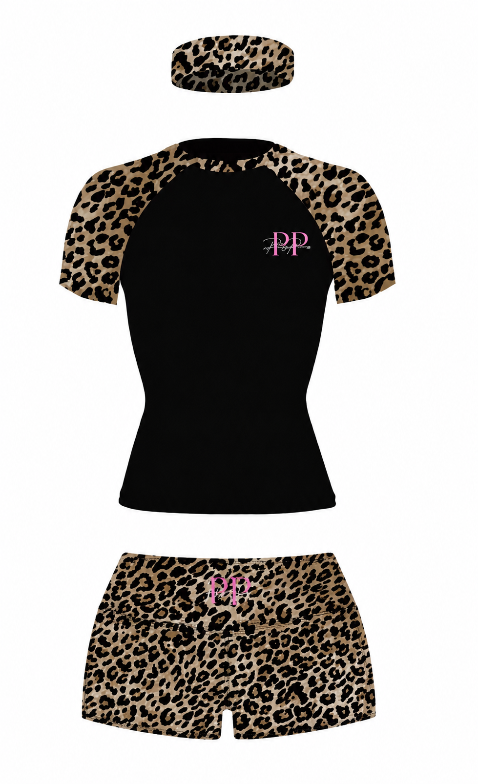 Cheetah Princess Short Set