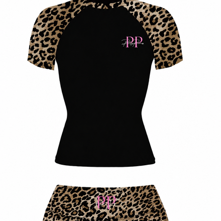 Cheetah Princess Short Set